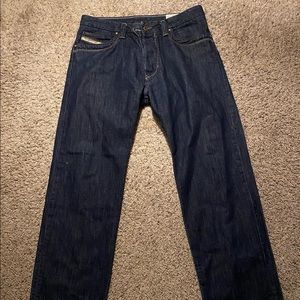 Vintage Diesel Industry Armer Mens Jeans 34x32 Button Fly Distressed